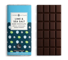 Dark chocolate with Limeand Sea salt